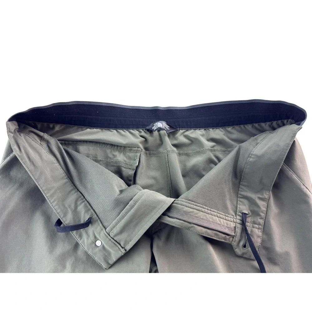 The North Face Mens‎ Convertible Zip Off Pants Green Size 40 Outdoor Hiking